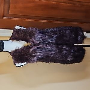 SEBBY COLLECTION VEST BURGUNDY SMALL NEW